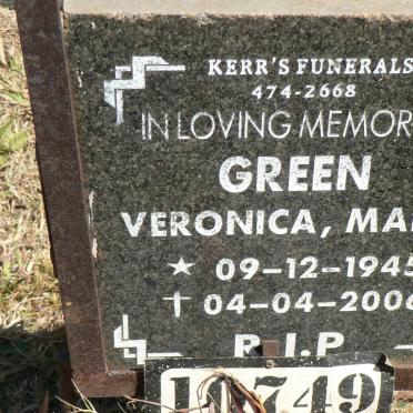 GREEN Veronica Mary 1945-2006