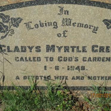 GREEN Gladys Myrtle -1948