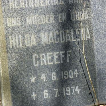 GREEFF Pieter Adriaan 1900-1948 &amp; Hilda Magdalena 1904-1974