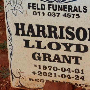 HARRISON Lloyd Grant 1970-2021