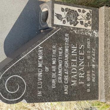HARRY Madeline Frances 1886-1967