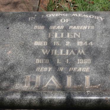 HALL William -1959 &amp; Ellen -1944