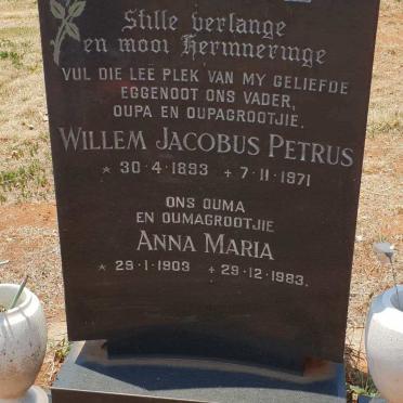 HARMSE Willem Jacobus Petrus 1893-1971 &amp; Anna Maria 1903-1983