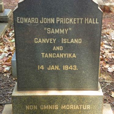 HALL Edward John Prickett -1943