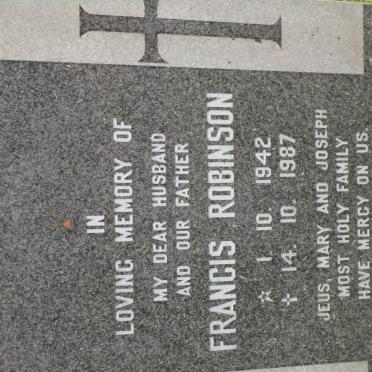 HANNA Francis Robinson 1942-1987