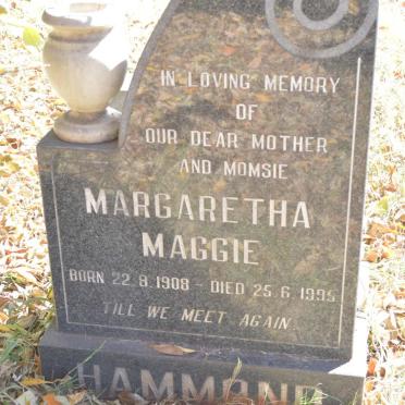 HAMMOND Margaretha Maggie 1908-1995