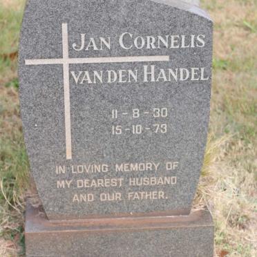HANDEL Jan Cornelis, van den 1930-1973