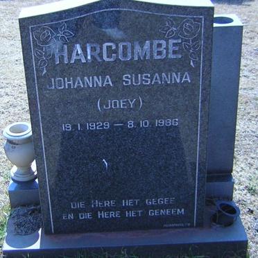HARCOMBE Johanna Susanna 1929-1986
