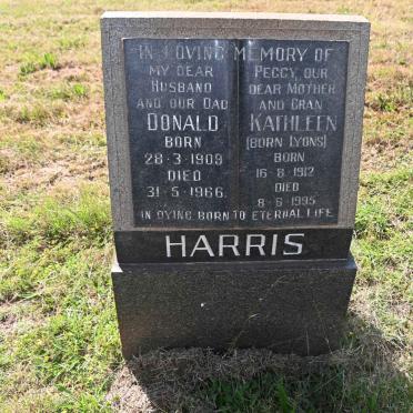 HARRIS Donald 1909-1966 &amp; Kathleen LYONS 1912-1995