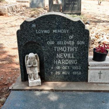 HARDING Mabel Florence nee BROOKS 1926-1988 :: HARDING Timothy Nevill 1953-1958