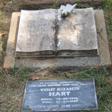 HART Norman Frederick 1912-1953 &amp; Violet Elizabeth 1918-1999 
