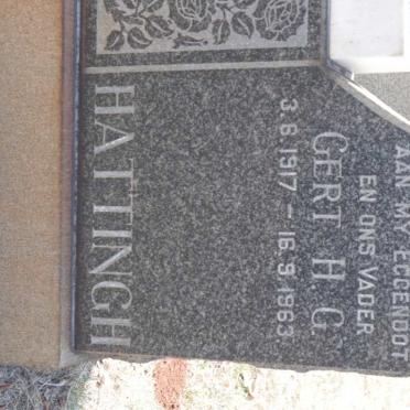 HATTINGH Gert H.G. 1917-1963