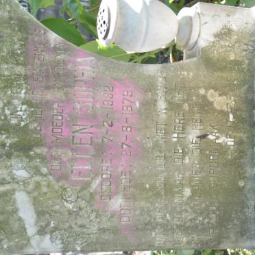 HATTINGH Ellen Sophia 1932-1979