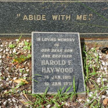 HAYWOOD Harold F. 1919-1971