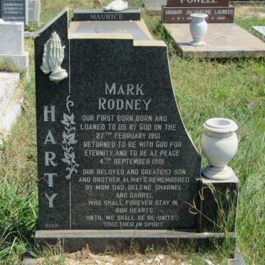 HARTY Mark Rodney 1961-1981