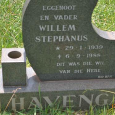 HAVENGA Willem Stephanus 1939-1988