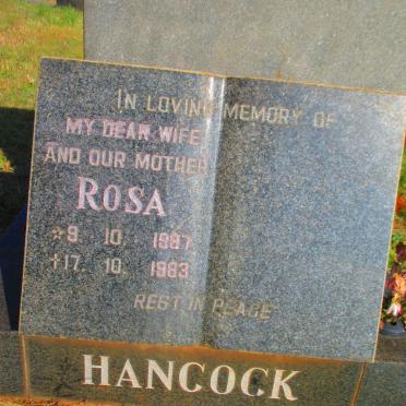 HANCOCK Rosa 1937-1983