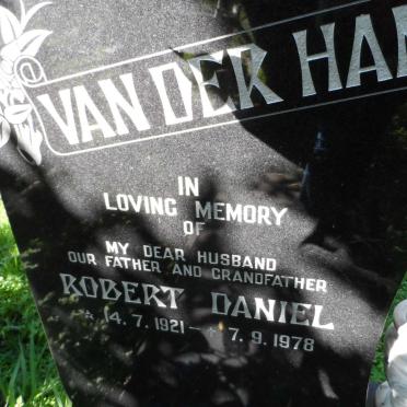 HAM Robert Daniel, van der 1921-1978