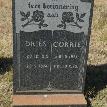 HARTZENBERG Dries 1919-1974 &amp; Corrie 1921-1973