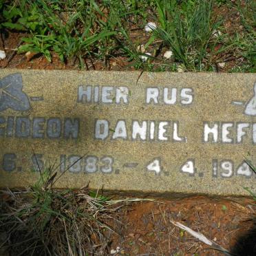 HEFER Gideon Daniel 1883-1942