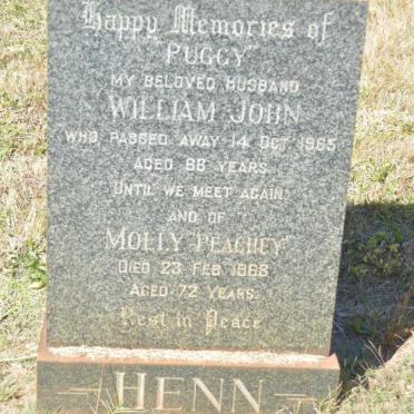 HENN William John -1965 &amp; Molly -1968