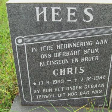 HEES Chris 1963-1992