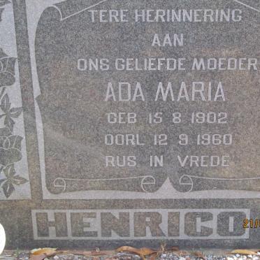 HENRICO Ada Maria 1902-1960