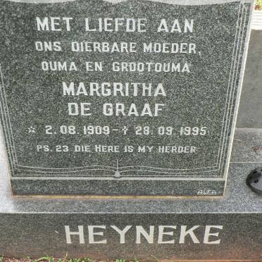 HEYNEKE Magritha de Graaf 1909-1995