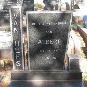 HEES Albert, van 1958-1975