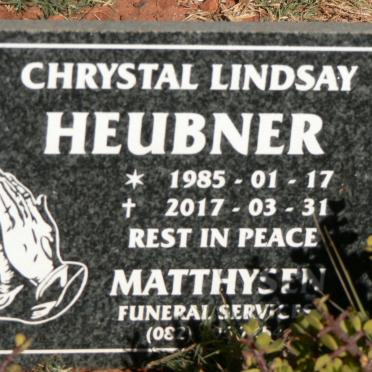 HEUBNER Crystal Lindsay 1985-2017
