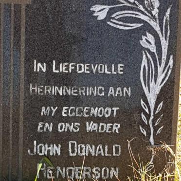 HENDERSON John Donald 1952-1975
