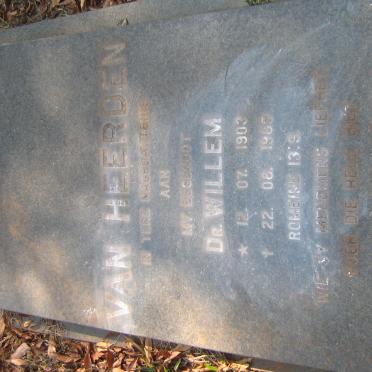 HEERDEN Willem, van 1903-1989