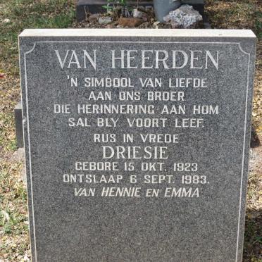 HEERDEN Driesie, van 1923-1983