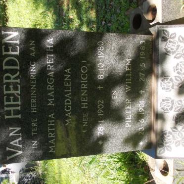 HEERDEN Pieter Willem, van 1901-1983 &amp; Martha Margaretha Magdalena HENRICO 1902-1980