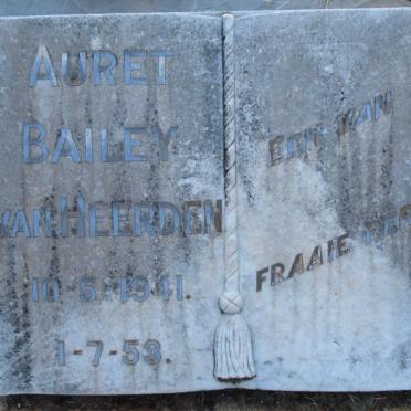 HEERDEN Auret Bailey, van 1941-1953