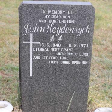 HEYDENRYCH John 1940-1974