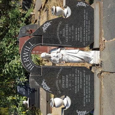 HERWILL Ernest George 1925-1990 &amp; Julia TOWEEL 1922-1996