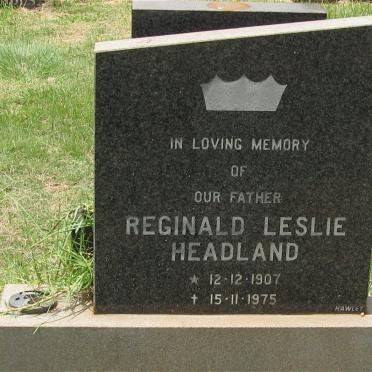 HEADLAND Reginald Leslie 1907-1975