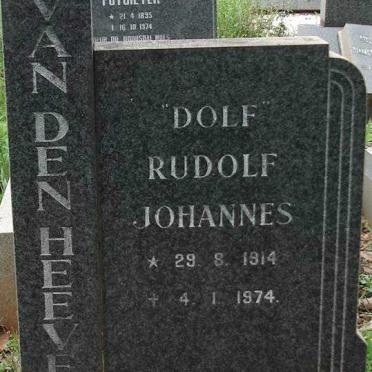 HEEVER Dolf Rudolf Johannes, van den 1914-1974