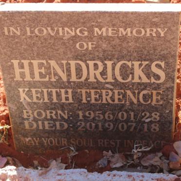HENDRICKS Keith Terence 1956-2019
