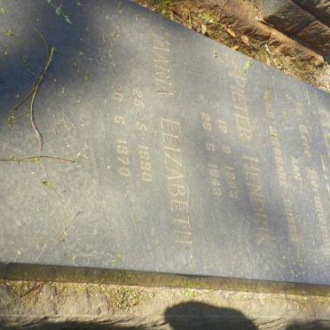 HENNING Pieter Hendrik 1883-1943 &amp; Maria Elizabeth 1890-1970