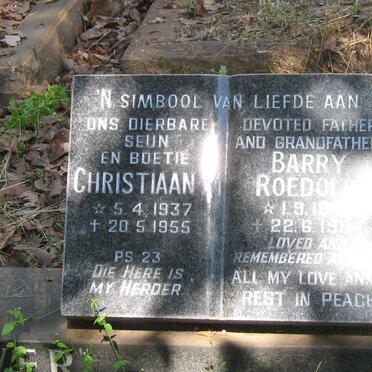 HEEVER Christiaan M., van der 1937-1955 :: HEEVER Barry Roedolf, van der 1943-1994