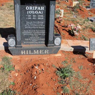 HILMER Oripah 1936-2019