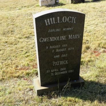 HILLOCK Patrick 1908-1997 &amp; Gwendoline Mary 1919-1979