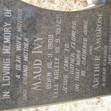 HIDE Arthur Ambrose 1891-1975 &amp; Maud Ivy 1909-1972