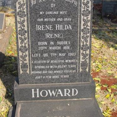 HOWARD Gerald 1894-1987 &amp; Irene Hilda 1891-1967