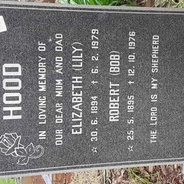 HOOD Robert 1895-1976 &amp; Elizabeth 1894-1979