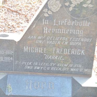 HORN Michiel Frederick 1912-1964