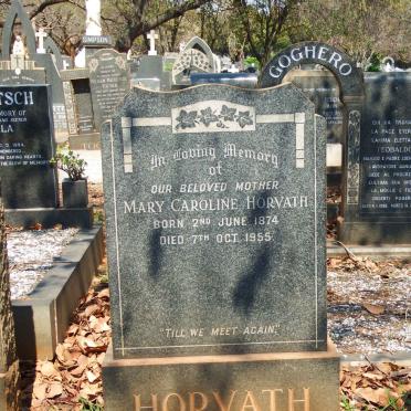 HORVATH Mary Caroline 1874-1955