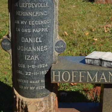 HOFFMANN Daniel Johannes Izak 1924-1955